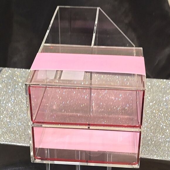 At Home Acrylic Multi-Section Organizer w/2 Drawers - Picture 7 of 10